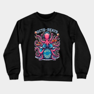 Octo Beats An Oceanic Rhythm, Drums Master Crewneck Sweatshirt